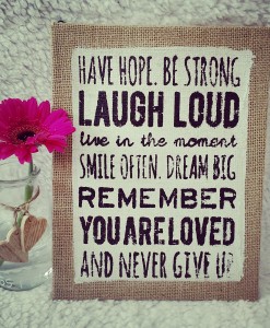 Have Hope Be Strong