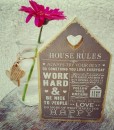 House Rules Wooden Sign