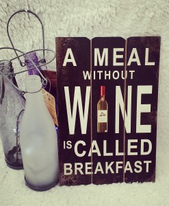 Wine Plaque