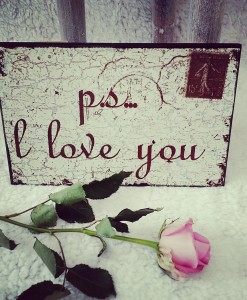 PS I Love You Sign