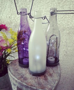 3 LED Bottles