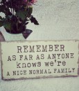 Normal Family Sign