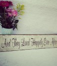 & They Lived Happily Sign